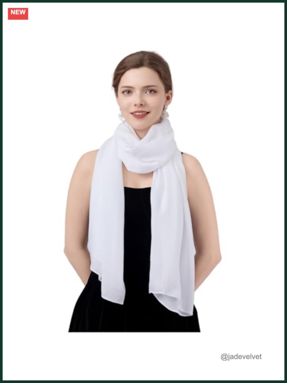 Cotton Blend Large Fashion Scarf Lightweight Shawl Wrap for Women